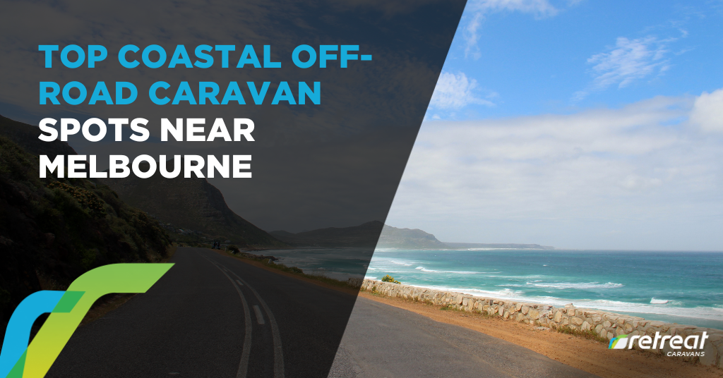 A caravan parked near a stunning coastal cliffside with ocean views.